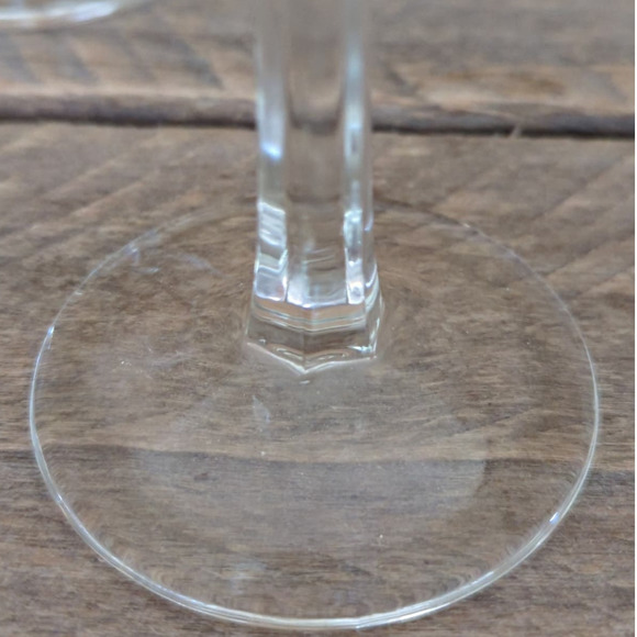 Vintage 1965 Diamant by Cristal D'Arques-Durand Fluted Champagne Set of Four - Picture 9 of 11